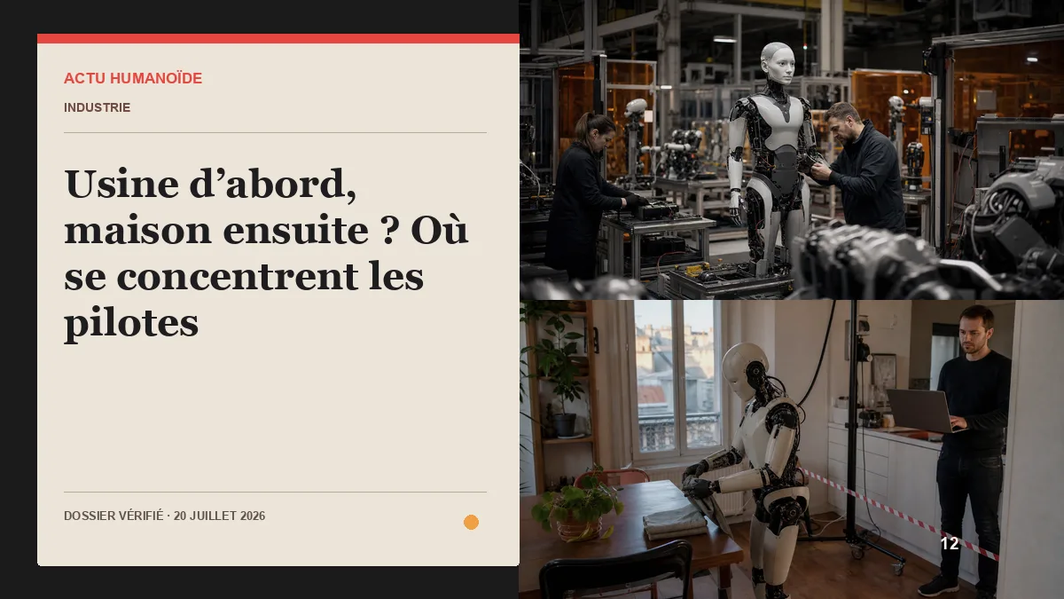 Scène photographique illustrant le dossier « Usine d’abord, maison ensuite ? Où se concentrent les pilotes »
